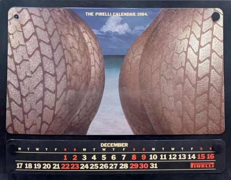 Art work by Calendario Pirelli Uwe Ommer  - print paper 